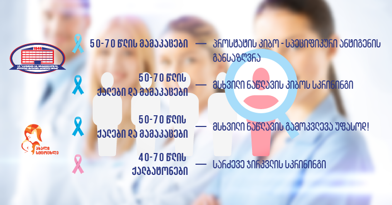 გთავაზობთ უფასო სკრინინგს!